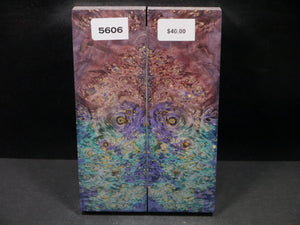 Stabilized Double Dyed Box Elder Scales SW5606