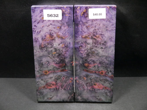 Stabilized Double Dyed Box Elder Scales SW5632