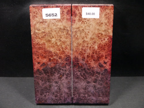 Stabilized Double Dyed Box Elder Scales SW5652