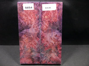 Stabilized Double Dyed Box Elder Scales SW5654