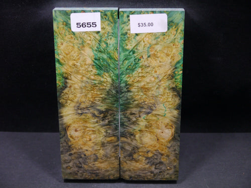 Stabilized Double Dyed Box Elder Scales SW5655