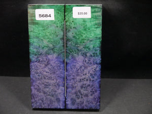 Stabilized Double Dyed Box Elder Scales SW5684