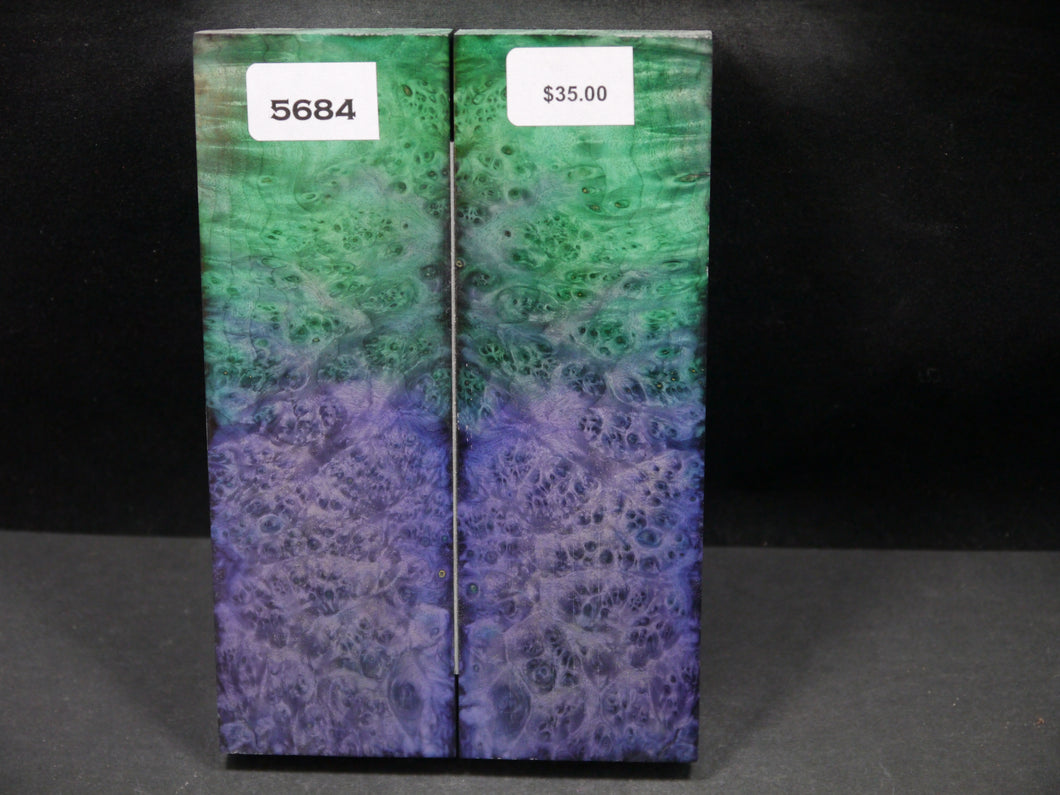 Stabilized Double Dyed Box Elder Scales SW5684
