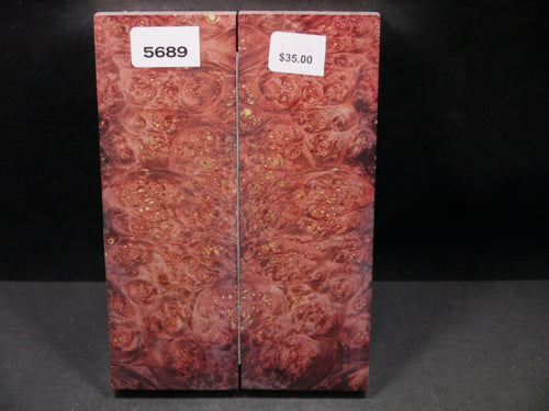 Stabilized Double Dyed Box Elder Scales SW5689