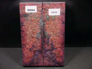 Stabilized Double Dyed Box Elder Scales SW5694
