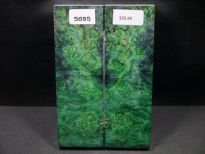 Stabilized Double Dyed Box Elder Scales SW5695