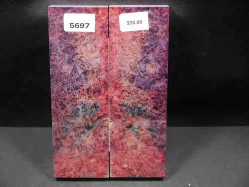 Stabilized Double Dyed Box Elder Scales SW5697