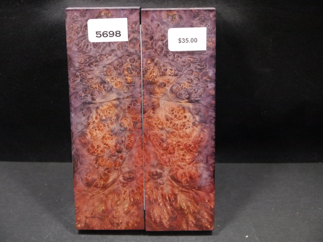 Stabilized Double Dyed Box Elder Scales SW5698