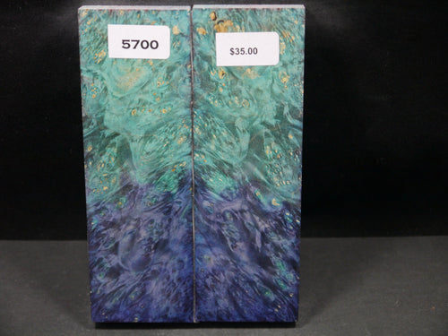 Stabilized Double Dyed Box Elder Scales SW5700