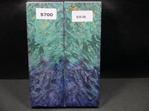 Stabilized Double Dyed Box Elder Scales SW5700