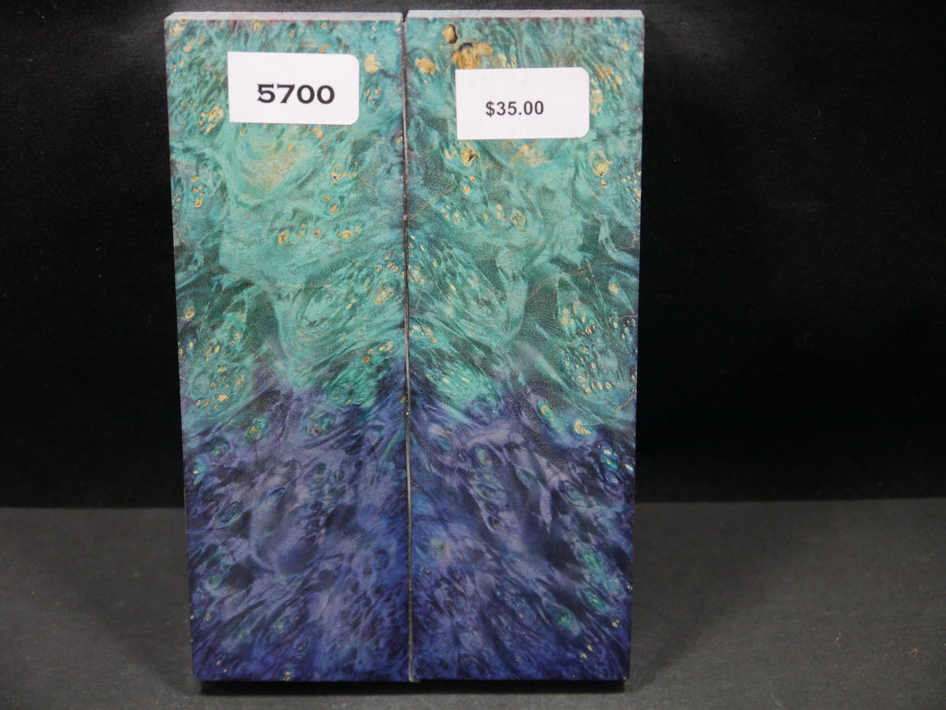 Stabilized Double Dyed Box Elder Scales SW5700