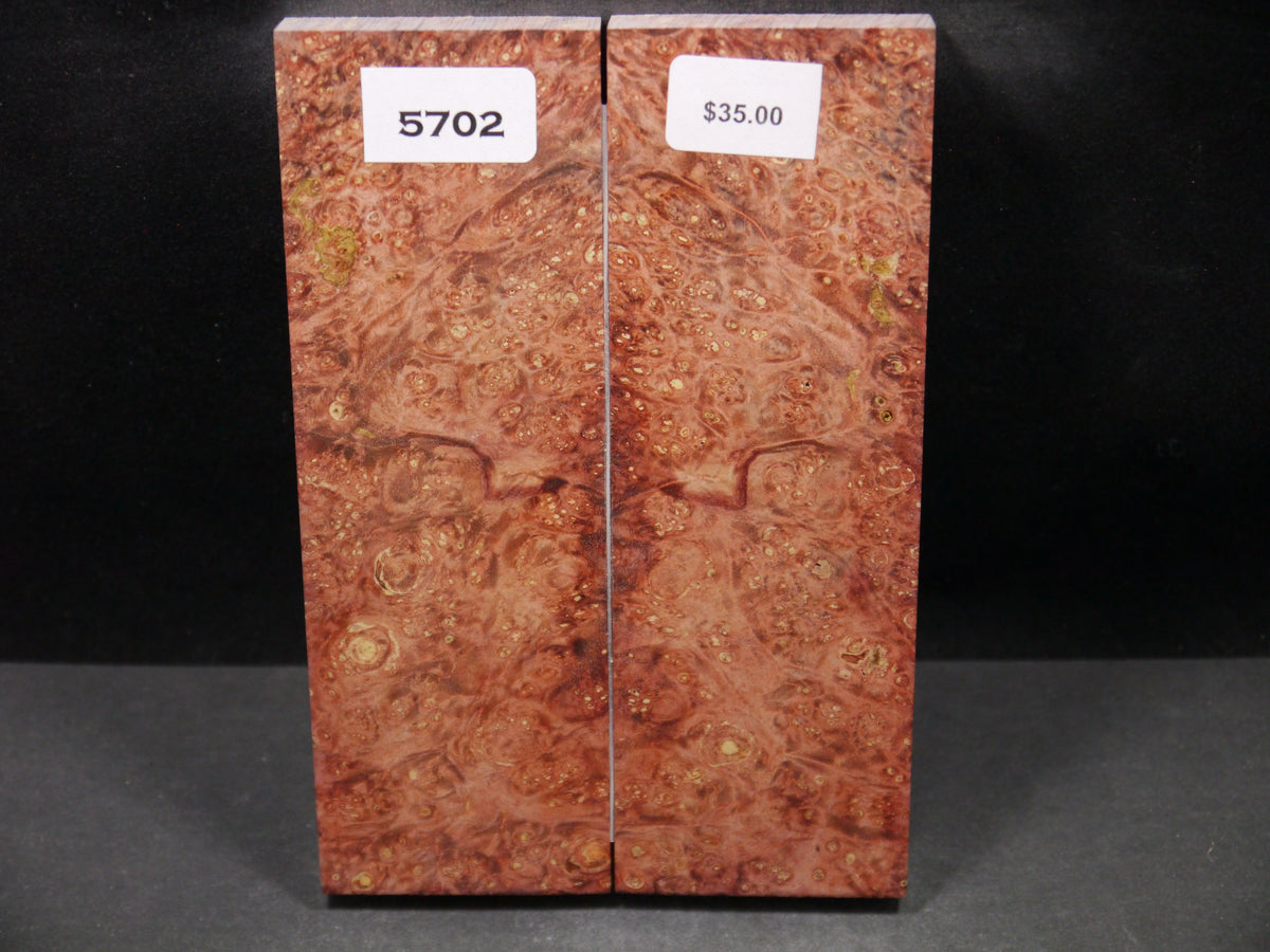 Stabilized Double Dyed Box Elder Scales SW5702 – Knife and Gun ...
