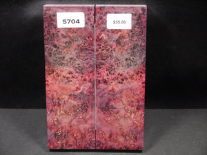 Stabilized Double Dyed Box Elder Scales SW5704