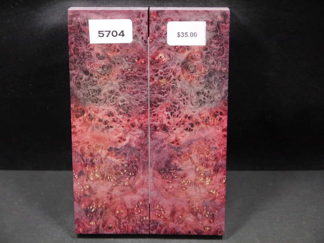 Stabilized Double Dyed Box Elder Scales SW5704