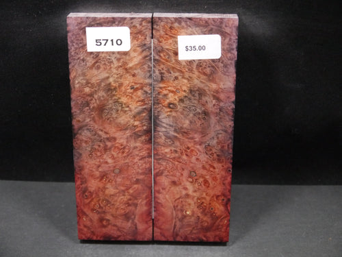 Stabilized Double Dyed Box Elder Scales SW5710