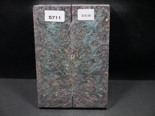 Stabilized Double Dyed Box Elder Scales SW5711