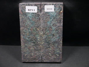Stabilized Double Dyed Box Elder Scales SW5711
