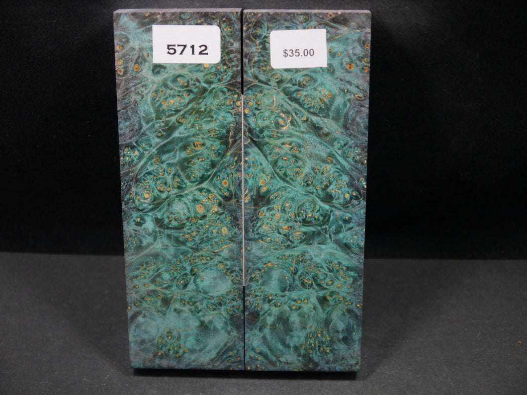Stabilized Double Dyed Box Elder Scales SW5712