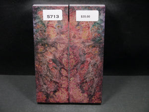 Stabilized Double Dyed Box Elder Scales SW5713