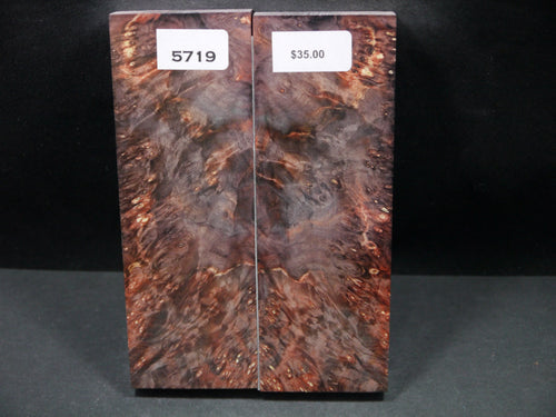 Stabilized Double Dyed Box Elder Scales SW5719