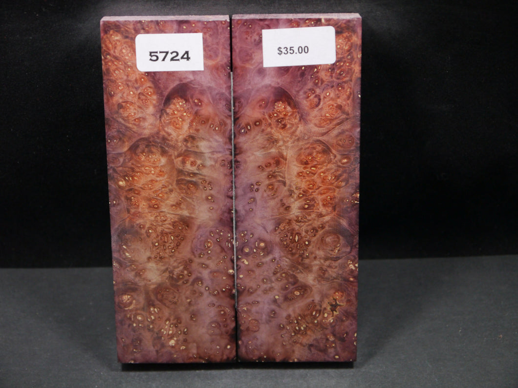 Stabilized Double Dyed Box Elder Scales SW5724