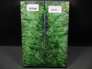Stabilized Double Dyed Box Elder Scales SW5734