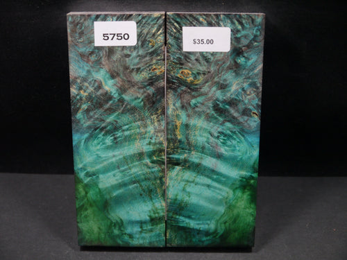 Stabilized Double Dyed Box Elder Scales SW5750