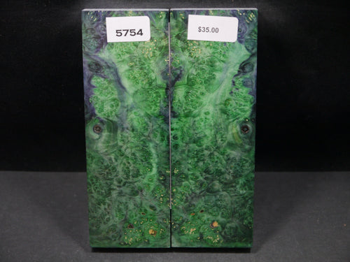 Stabilized Double Dyed Box Elder Scales SW5754