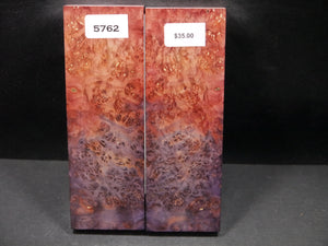 Stabilized Double Dyed Box Elder Scales SW5762