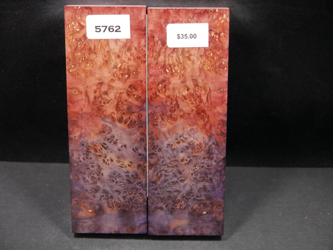 Stabilized Double Dyed Box Elder Scales SW5762