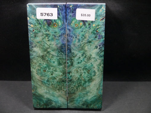 Stabilized Double Dyed Box Elder Scales SW5763