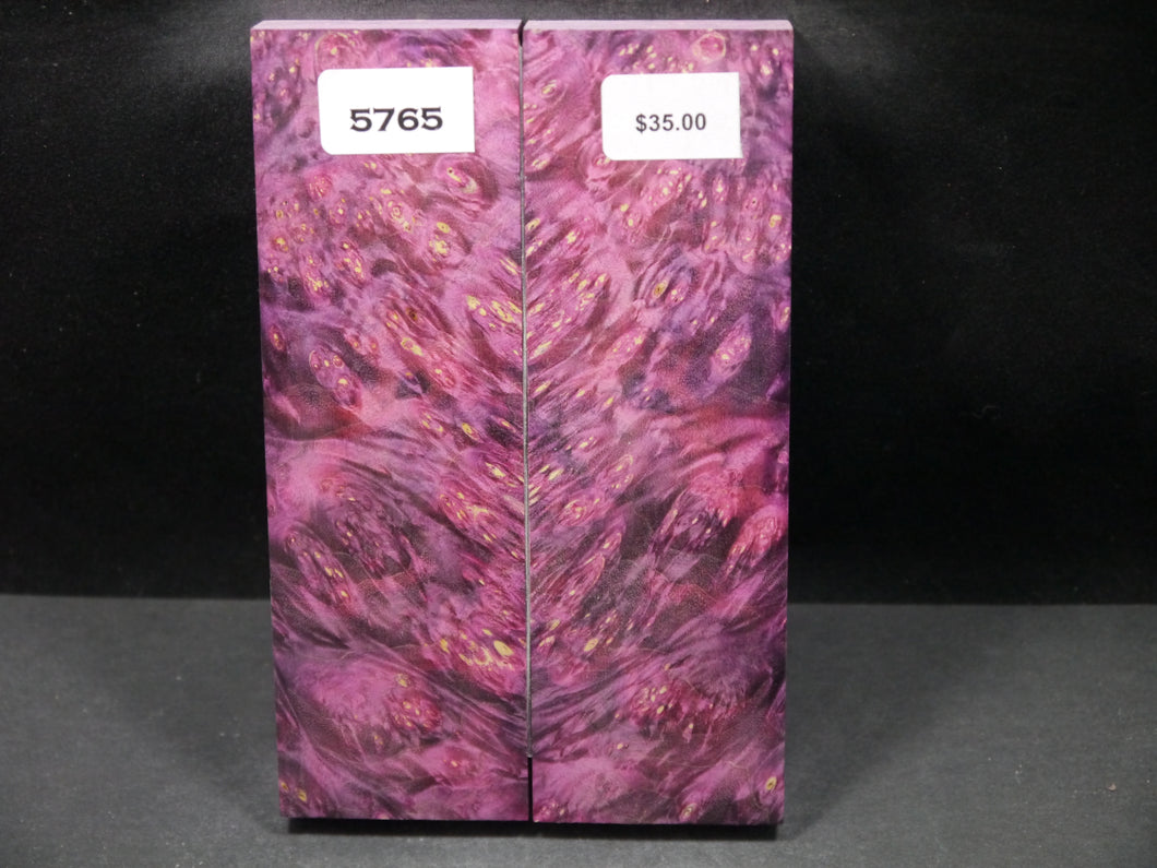 Stabilized Double Dyed Box Elder Scales SW5765