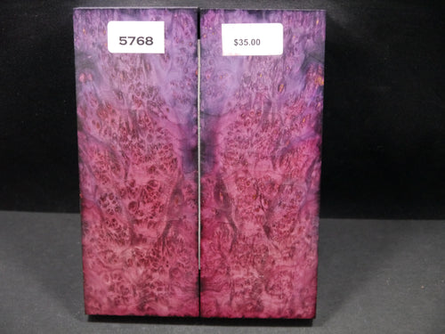 Stabilized Double Dyed Box Elder Scales SW5768