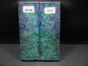 Stabilized Double Dyed Box Elder Scales SW5776