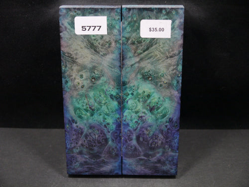 Stabilized Double Dyed Box Elder Scales SW5777