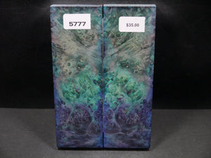 Stabilized Double Dyed Box Elder Scales SW5777