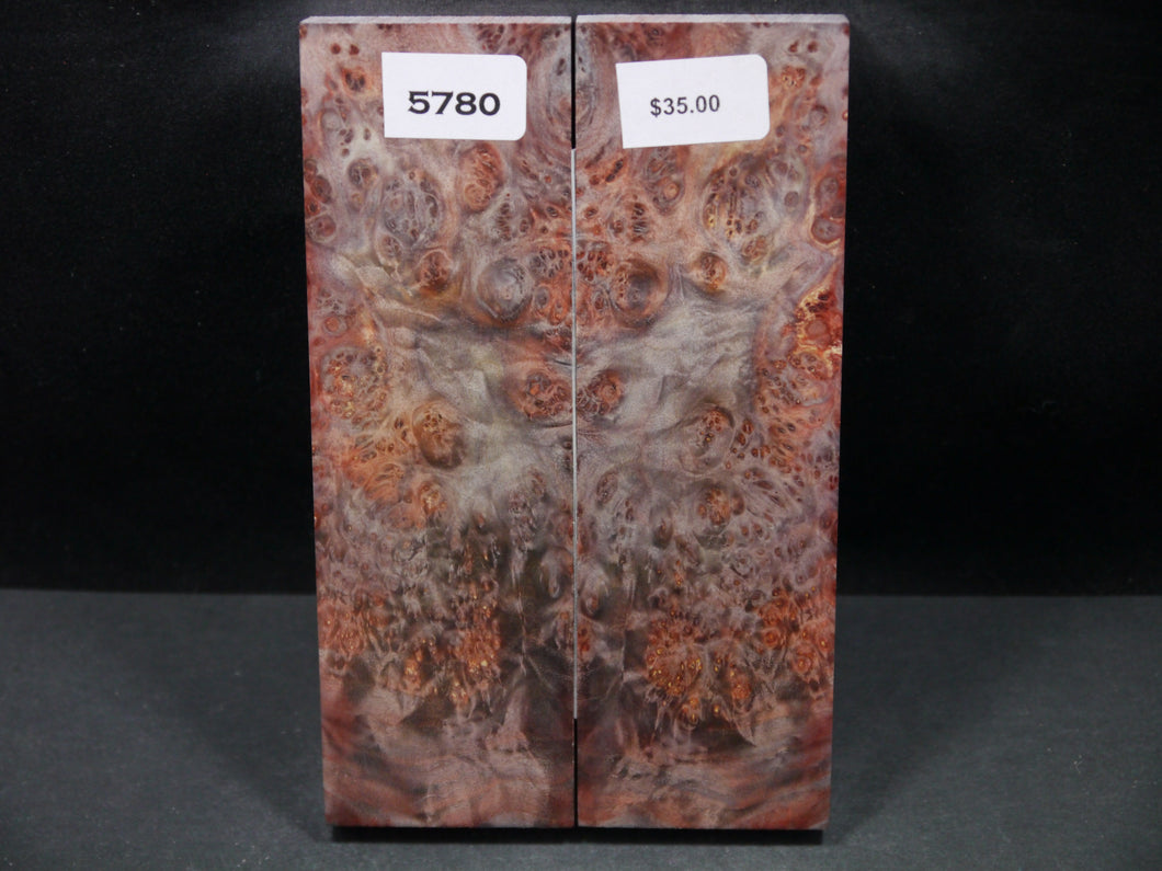 Stabilized Double Dyed Box Elder Scales SW5780