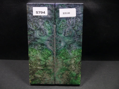 Stabilized Double Dyed Box Elder Scales SW5794