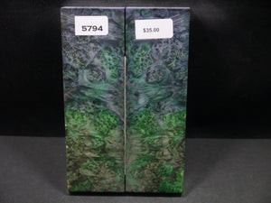 Stabilized Double Dyed Box Elder Scales SW5794