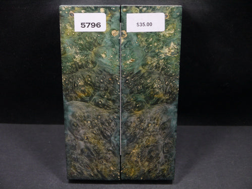 Stabilized Double Dyed Box Elder Scales SW5796