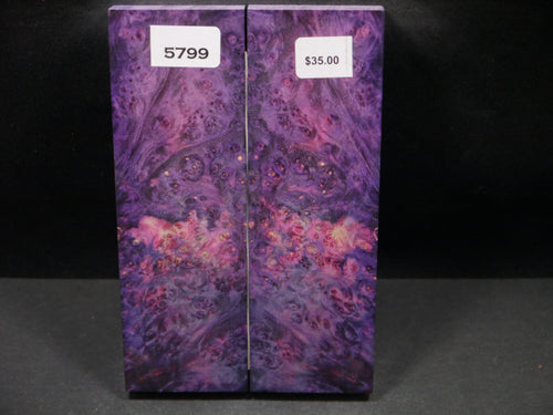 Stabilized Double Dyed Box Elder Scales SW5799