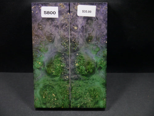 Stabilized Double Dyed Box Elder Scales SW5800
