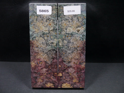 Stabilized Double Dyed Box Elder Scales SW5865