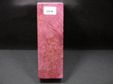 Stabilized Dyed Maple Burl Block SW5883