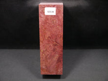 Stabilized Dyed Maple Burl Block SW5885