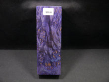 Stabilized Dyed Maple Burl Block SW5909