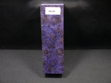 Stabilized Dyed Maple Burl Block SW5910