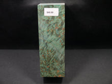 Stabilized Dyed Maple Burl Block SW5914