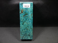 Stabilized Dyed Maple Burl Block SW5918