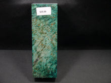 Stabilized Dyed Maple Burl Block SW5919